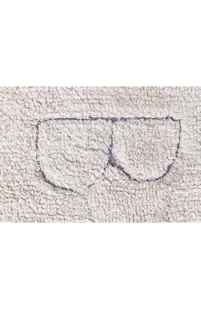 Lorena Canals RugCycled ABC Washable Cotton Blend Rug, Alternate, color, Natural Rugcycled Yarn