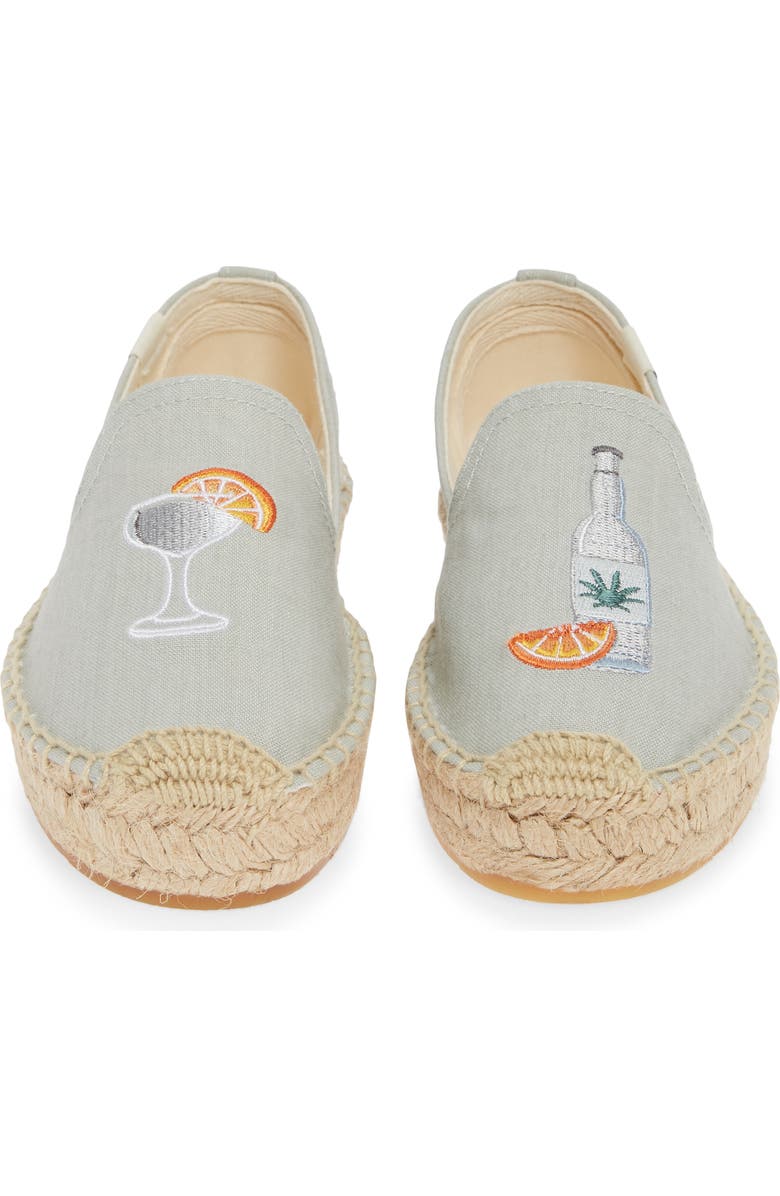Soludos Agave Embroidered Espadrille, Alternate, color,
