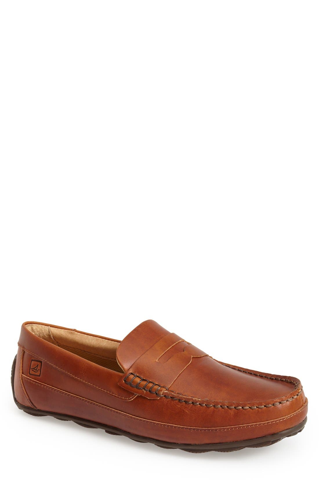 'Hampden' Penny Loafer, Main, color, TAN