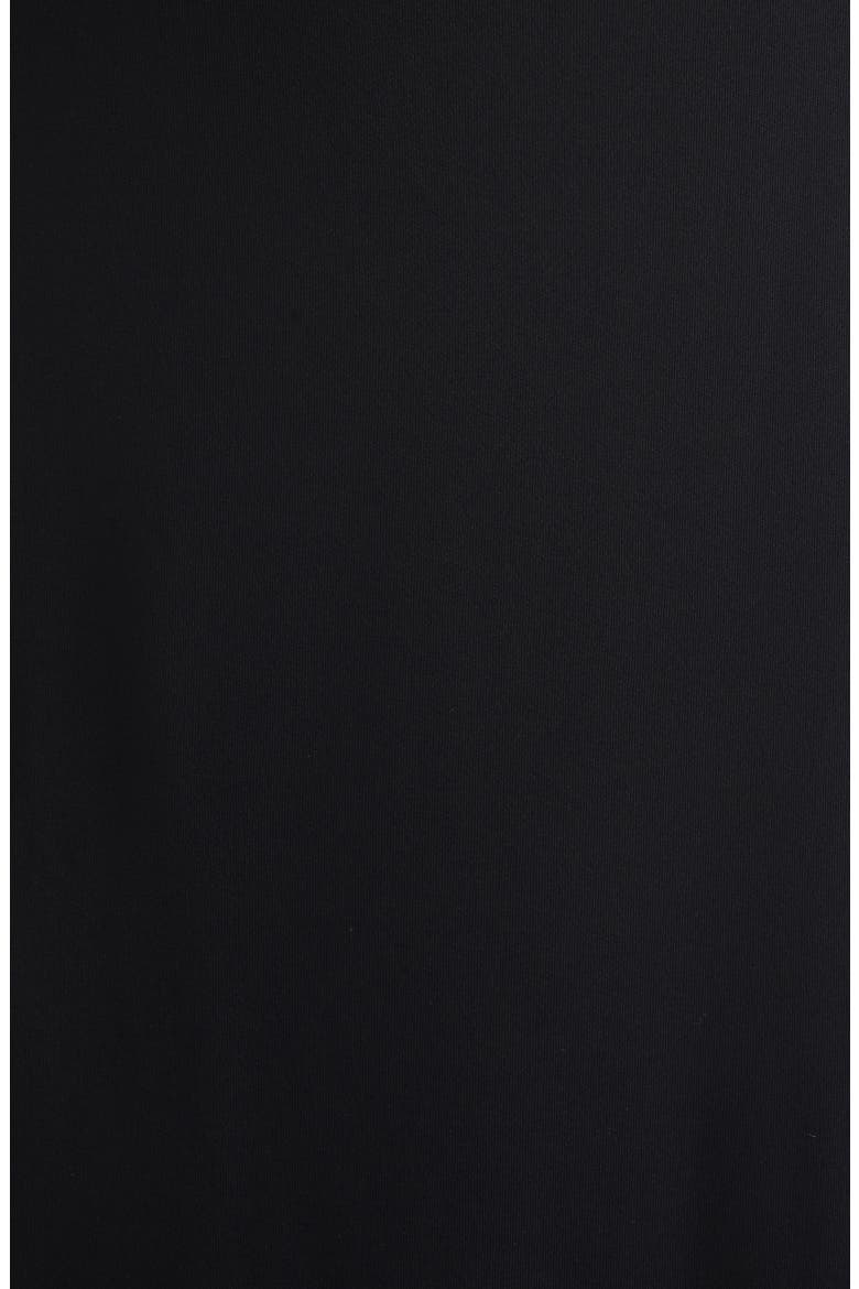 Mock Neck Sleeveless Jersey Gown, Alternate, color, BLACK