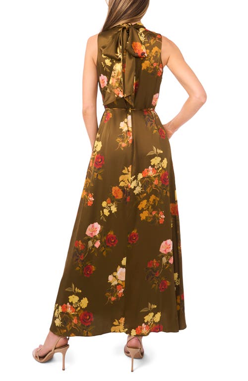 Ted Baker Amber Bow Sleeveless Maxi Dress In Brown