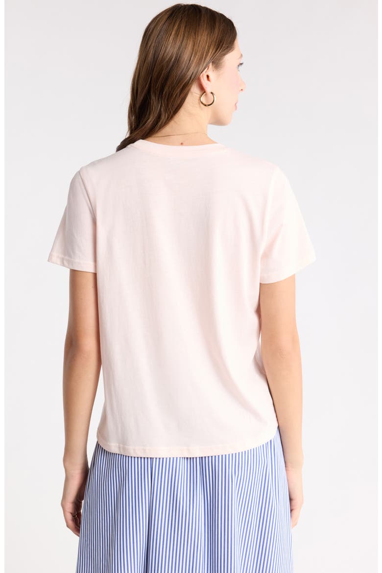Crewneck Graphic T-Shirt, Alternate, color, PINK VINO