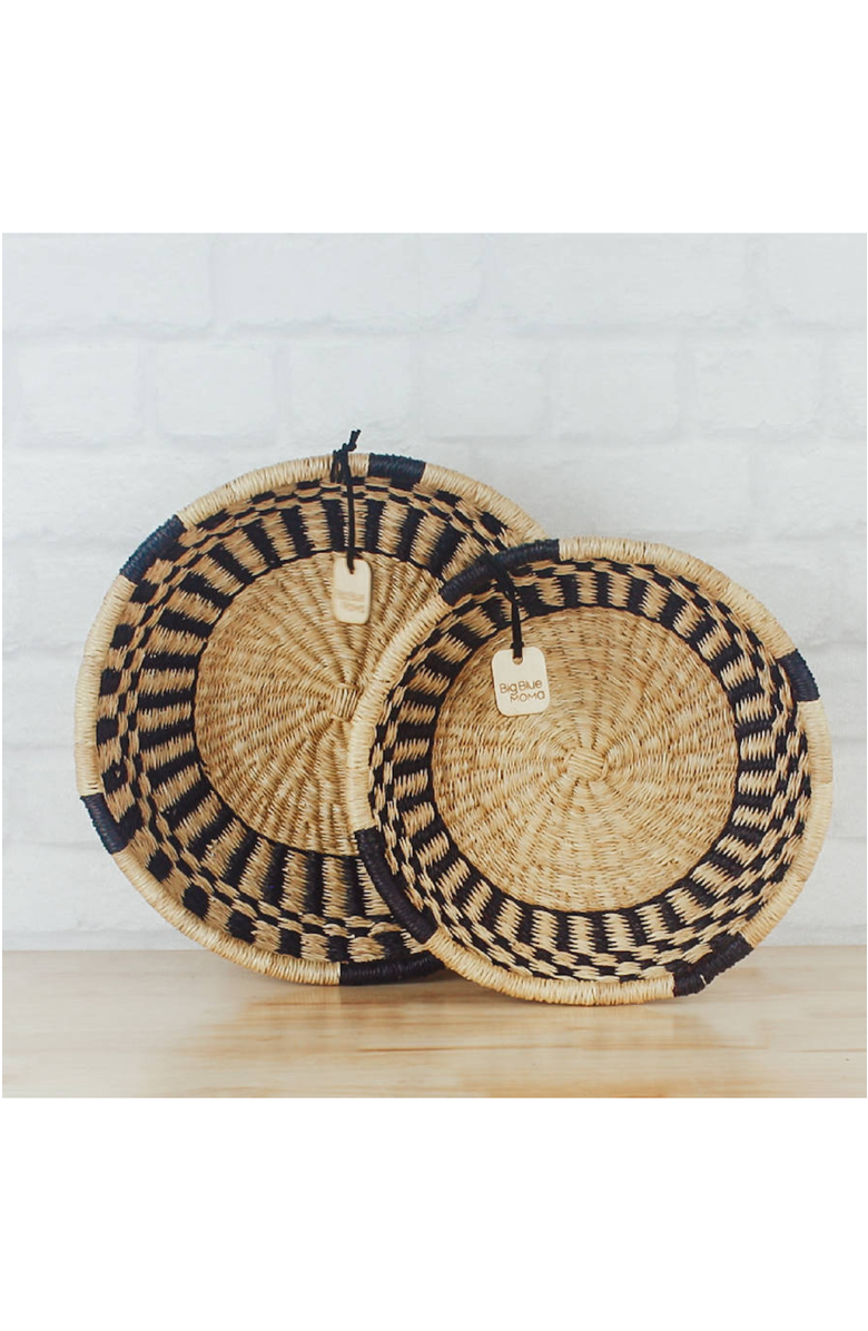 Big Blue Moma Bolga Tray Basket Lg  Natural Palette, Alternate, color, 
