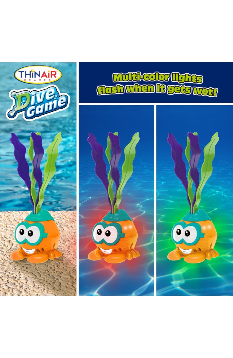 Scooba Duck Lightup Dive Game Crab Pool Toy, Assorted Colors, Alternate, color, Multicolored