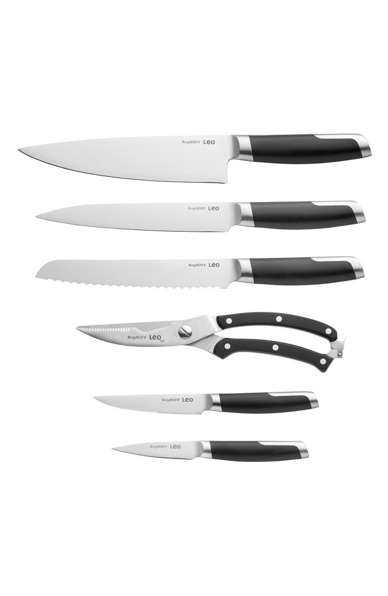 BergHOFF Leo Graphite 13-Piece Knife Block Set, Alternate, color, Black