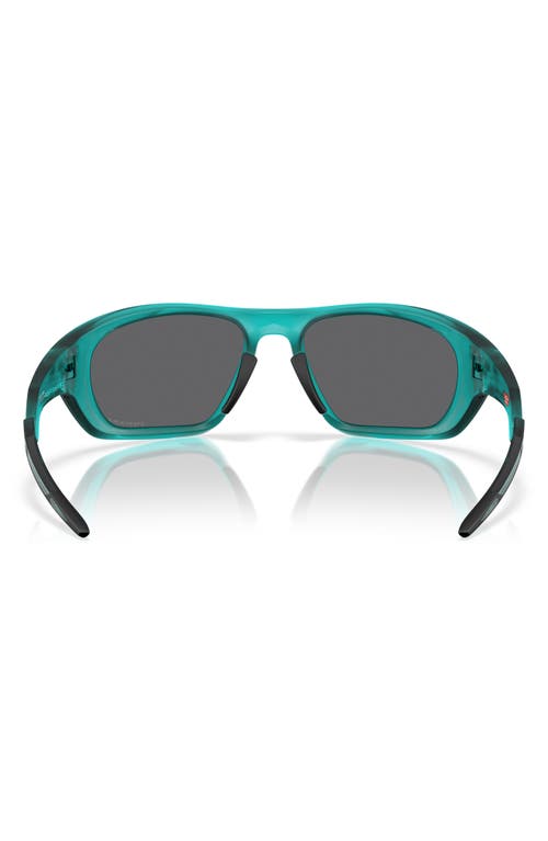 Oakley Lateralis 60mm Prizm™ Polarized Rectangular Sunglasses In Matte Arctic Surf