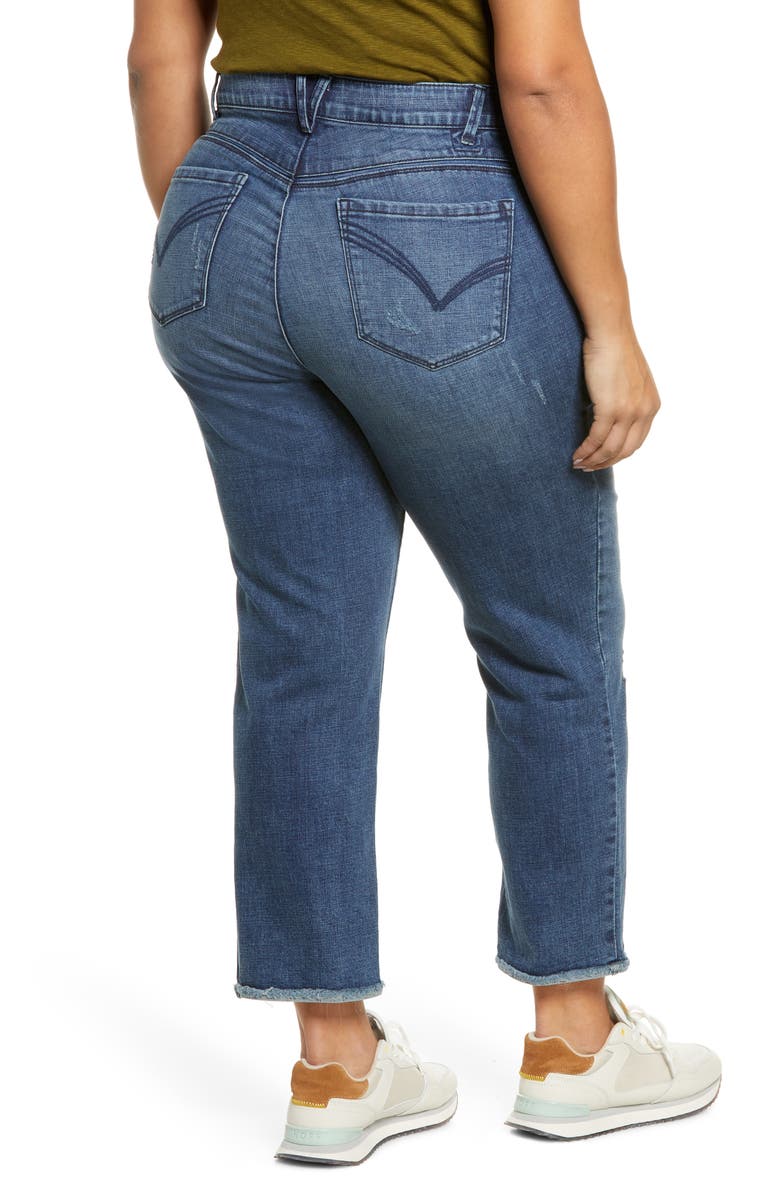 Wit & Wisdom 'Ab'Solution Stretch Skinny Crop Jeans, Alternate, color,