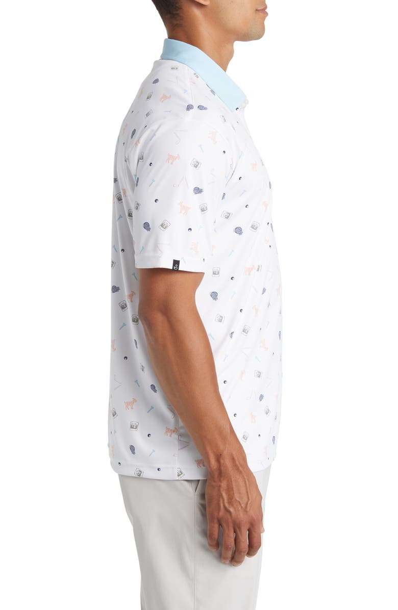 Swannies Amendt Print Golf Polo, Alternate, color, 