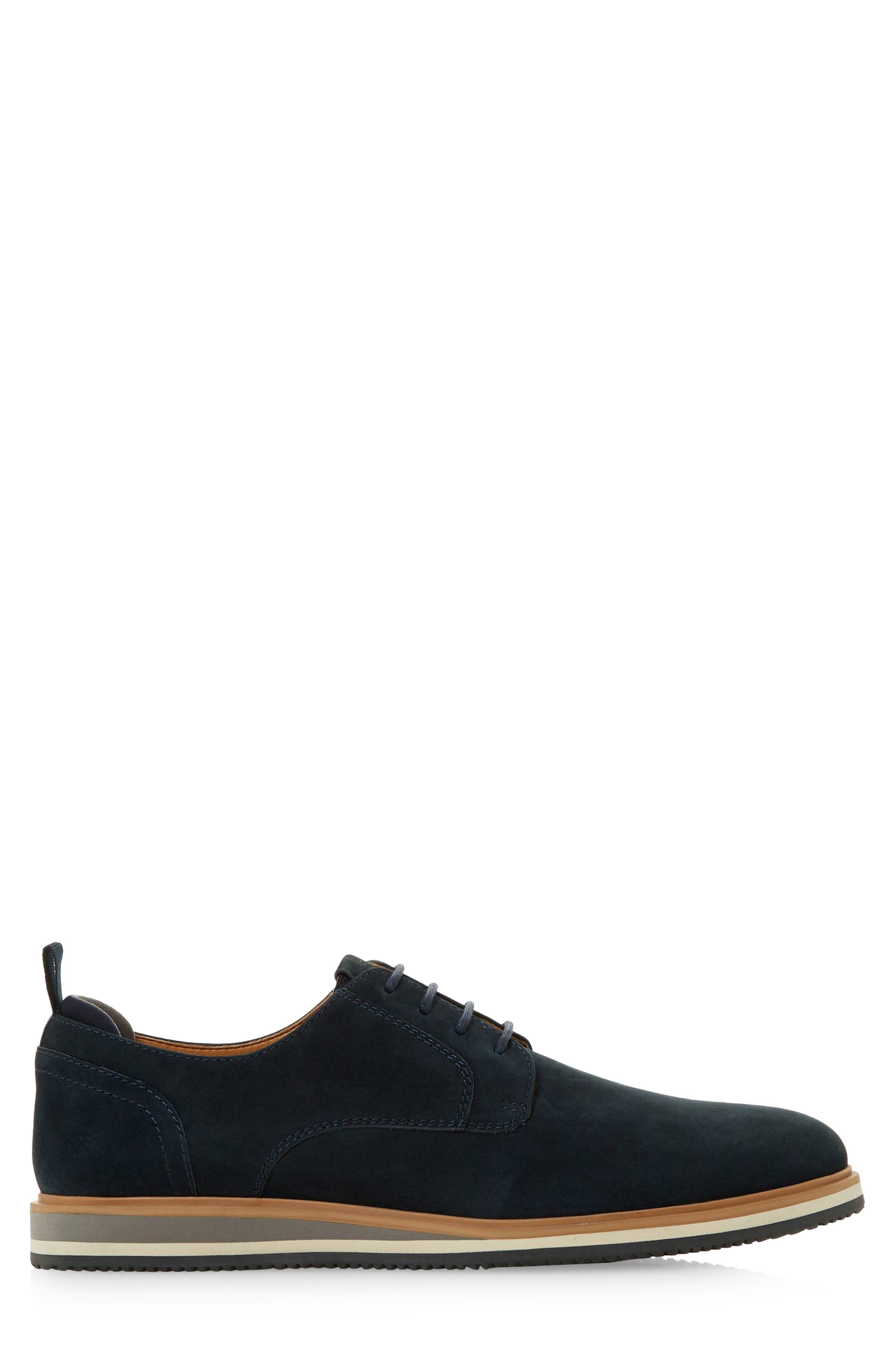 Dune London Bucatini Plain Toe Derby, Alternate, color, 
