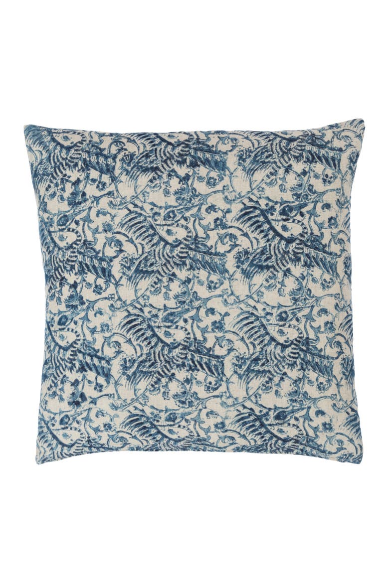 Crane Indigo Pillow Cover, Main, color, Indigo