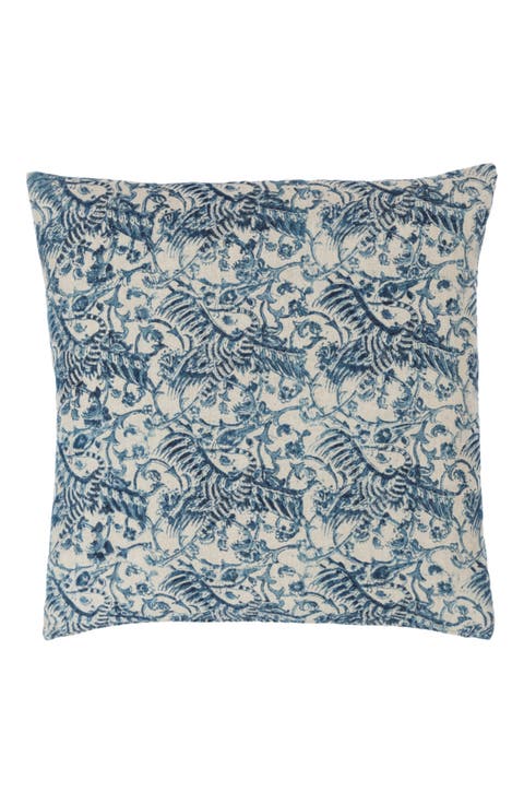 Crane Indigo Pillow Cover