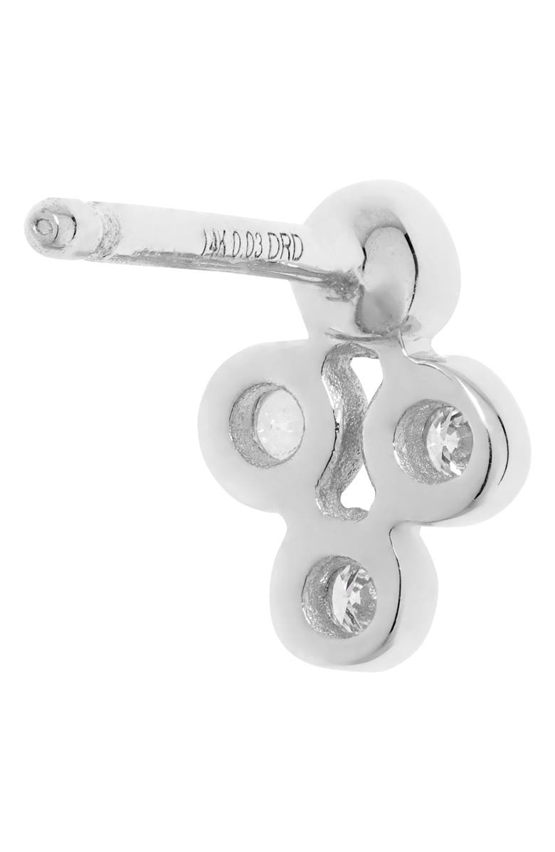 Dana Rebecca Designs Lulu Jack Four-Bezel Diamond Stud Earrings, Alternate, color, 