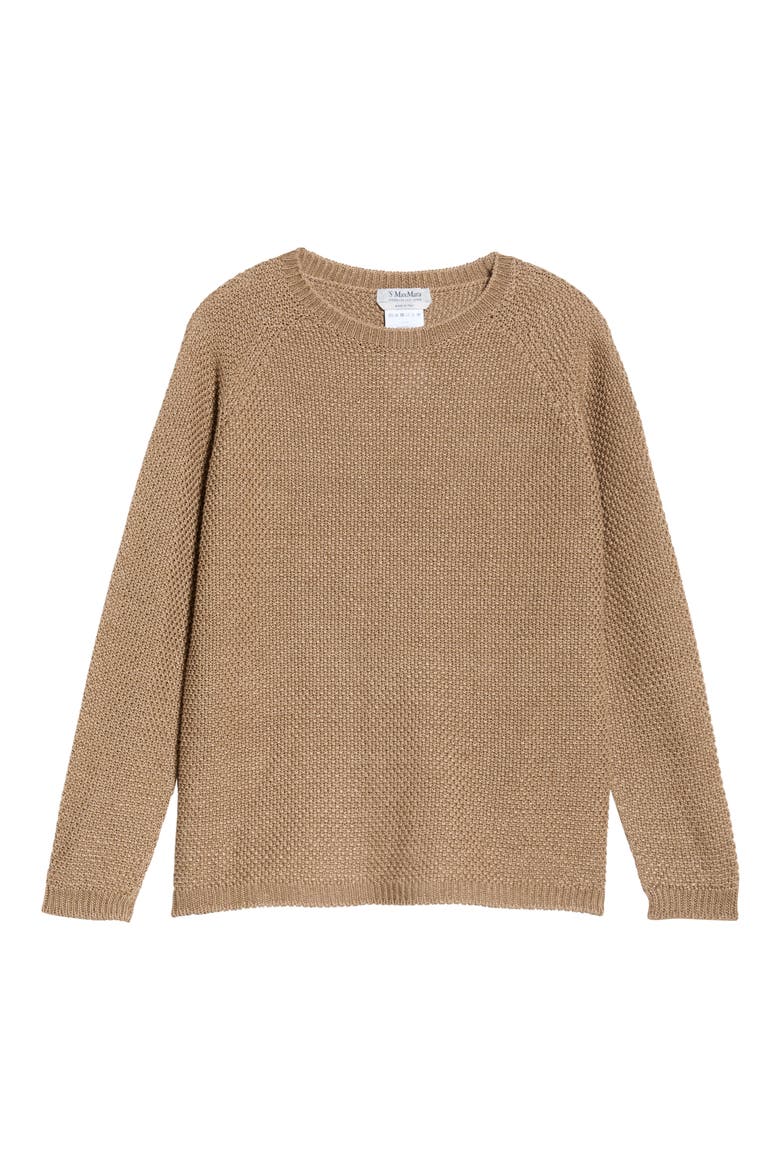 Oro Linen Sweater, Alternate, color, DESERT