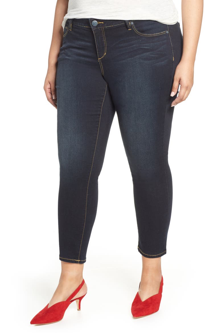 High Waist Ankle Skinny Jeans, Main, color, SUMMER WAS