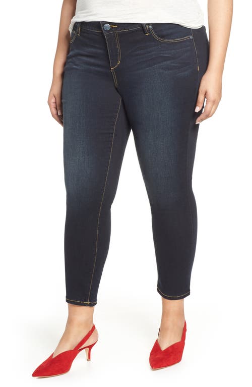Slink Jeans High Waist Ankle Skinny Jeans In Blue