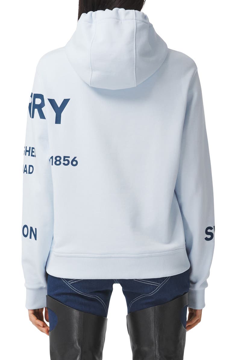 Burberry Poulter Horseferry Print Cotton Hoodie, Alternate, color, 