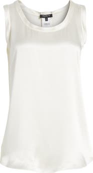 Lafayette 148 New York Perla Reversible Silk Blouse