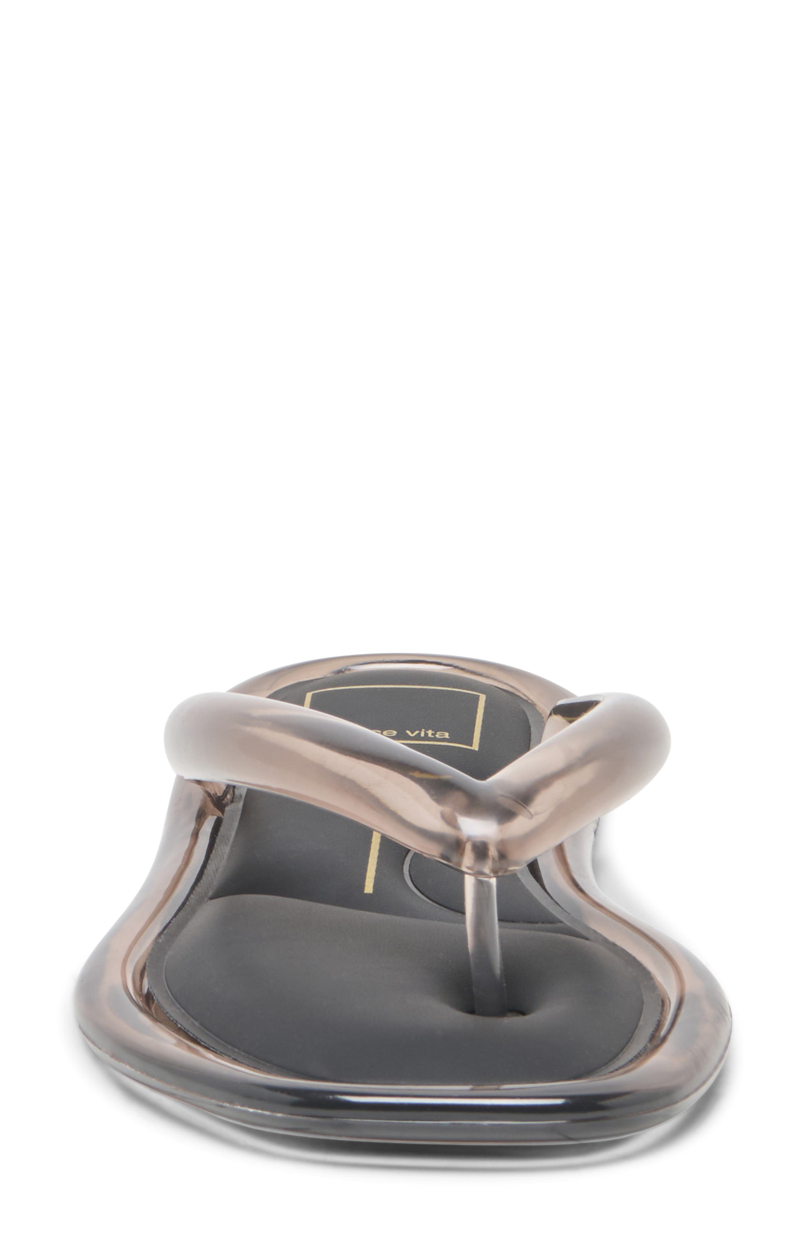 Dolce Vita Jozey Flip Flop, Alternate, color, Black Jelly