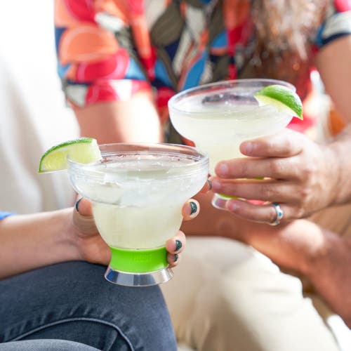 Host Margarita Freeze Cooling Cup Set Of 2 In Green