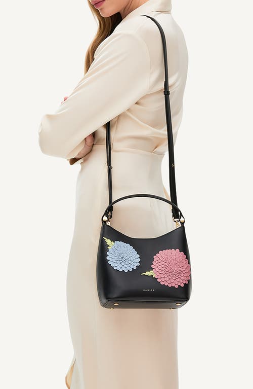 Radley Small Royal Horticultural Society Crossbody Bag In Black