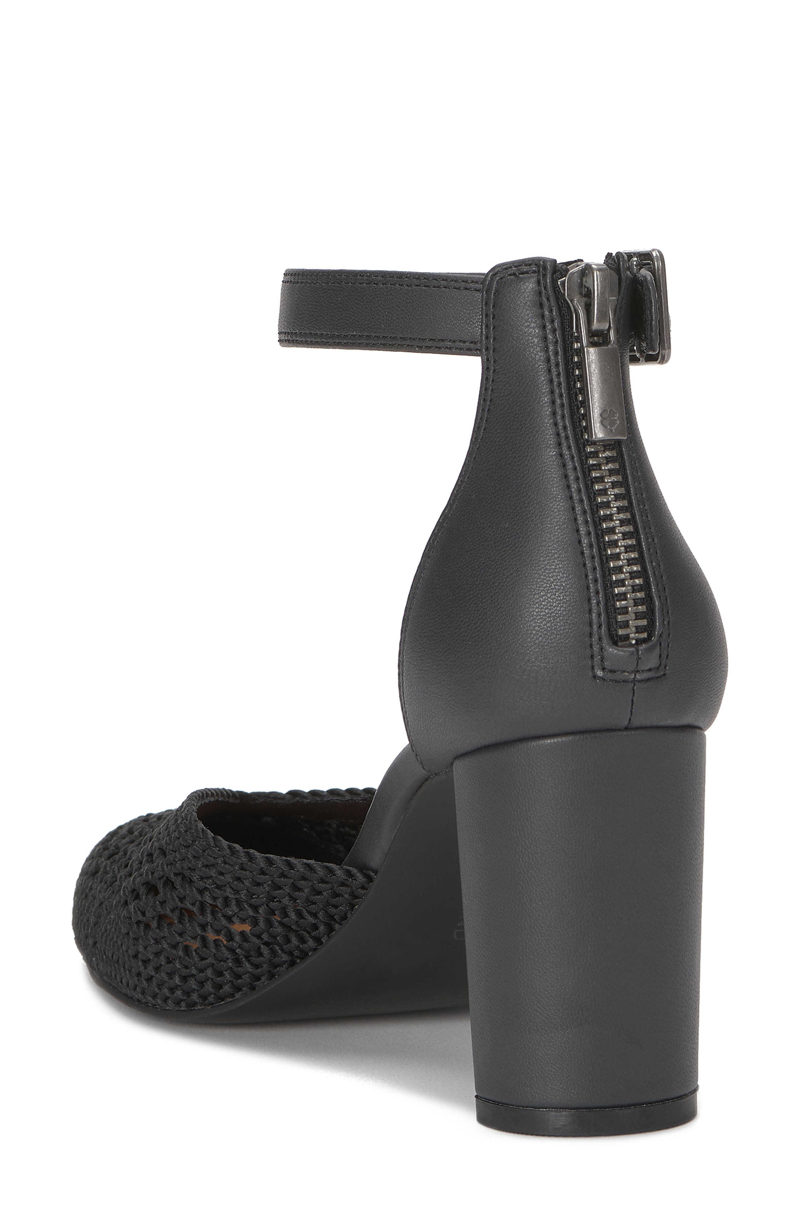 Lucky Brand Myloni Pointed Toe Pump, Alternate, color, Black/ Black Knshll