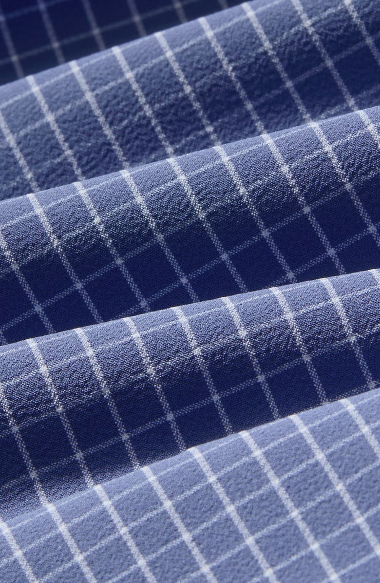 Mizzen+Main Leeward Trim Fit Plaid Performance Button-Up Shirt, Alternate, color,