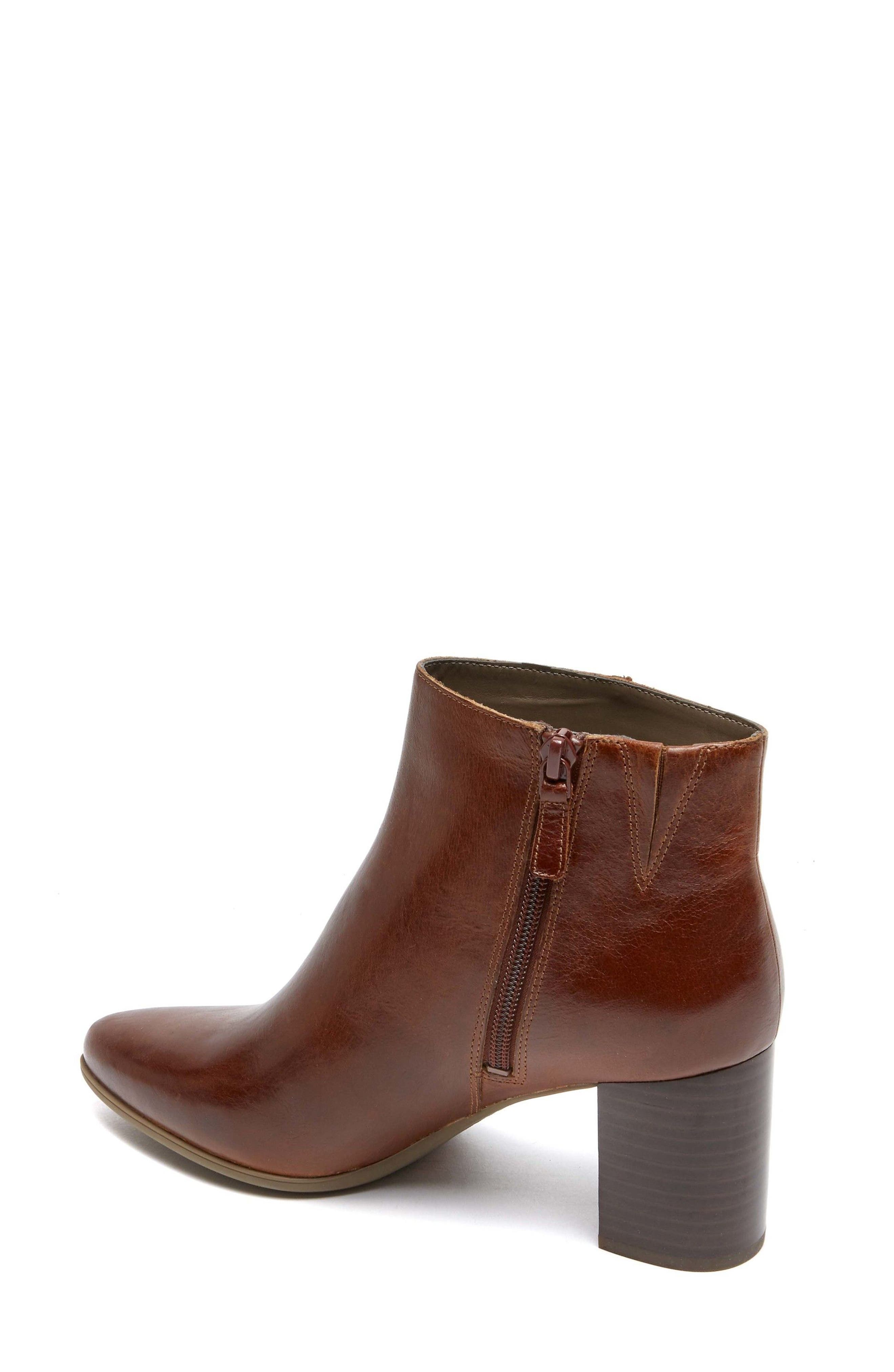 Lynix Luxe Bootie, Alternate, color, SADDLE LEATHER