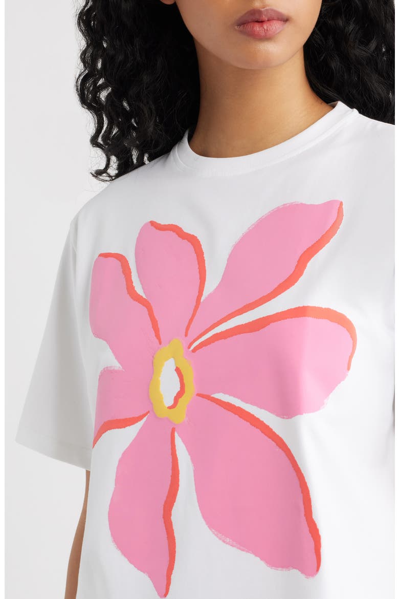 Floral Cotton Graphic T-Shirt, Alternate, color, PARADISE PUNCH