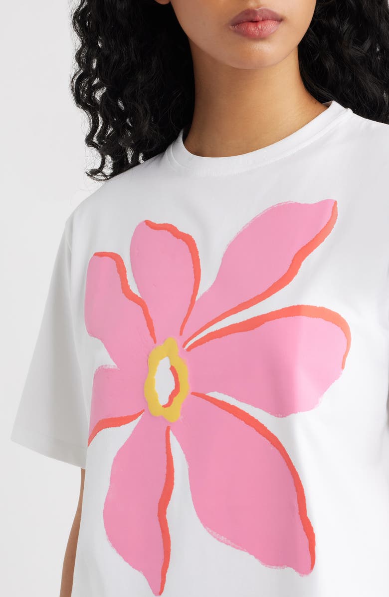 Kulani Kinis Floral Cotton Graphic T-Shirt, Alternate, color, Paradise Punch