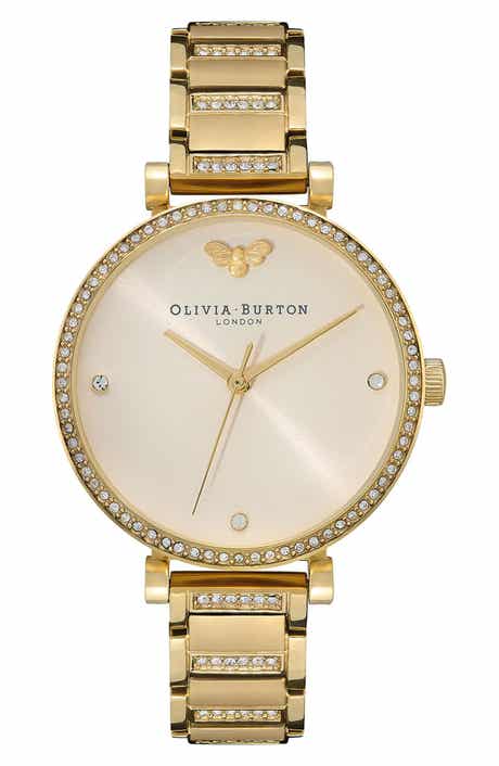 Olivia Burton Belgrave Crystal Bracelet Watch, 32mm