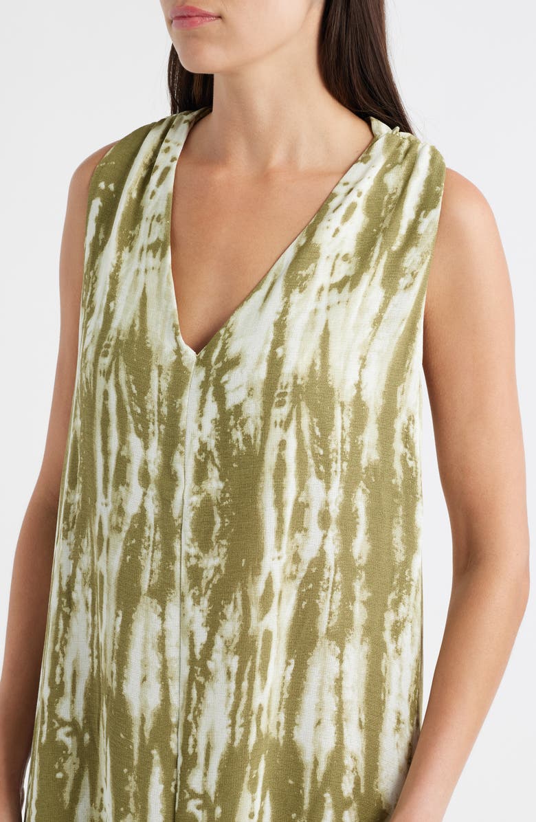 Halogen<sup>®</sup> Twist Back Sleeveless Maxi Dress, Alternate, color, Loden Green