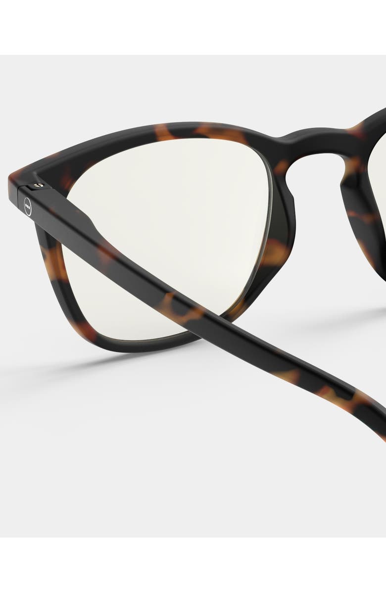 IZIPIZI #E 49mm Trapeze Screen Glasses, Alternate, color, Tortoise