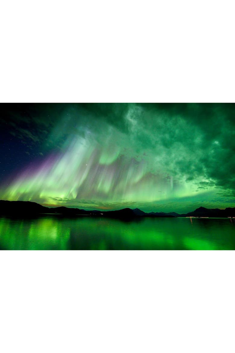 Aurora Northern and Southern Lights Projector STEM, Alternate, color, Black