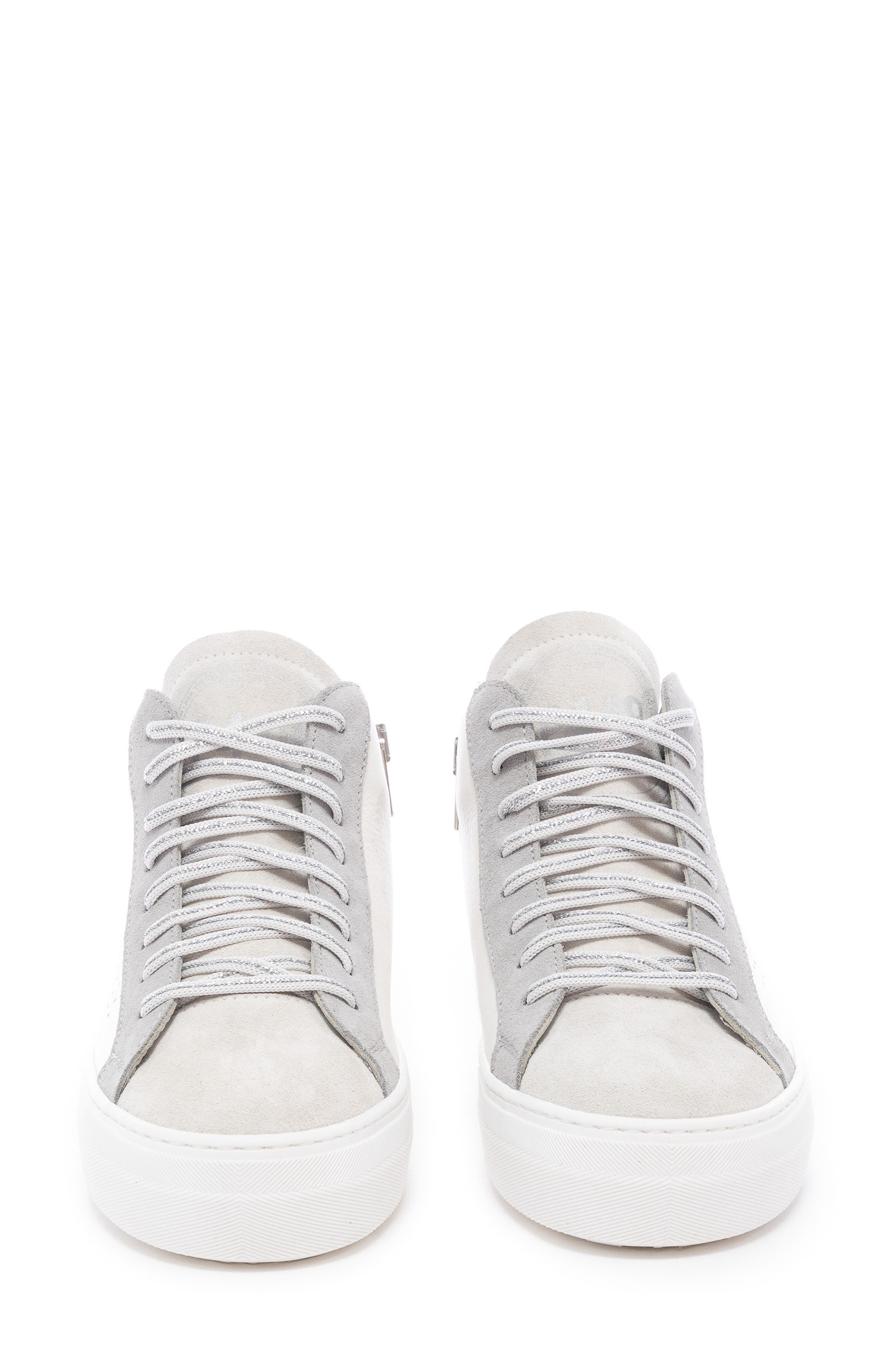 P448 The Amid High Top Sneaker, Alternate, color, White/Grey