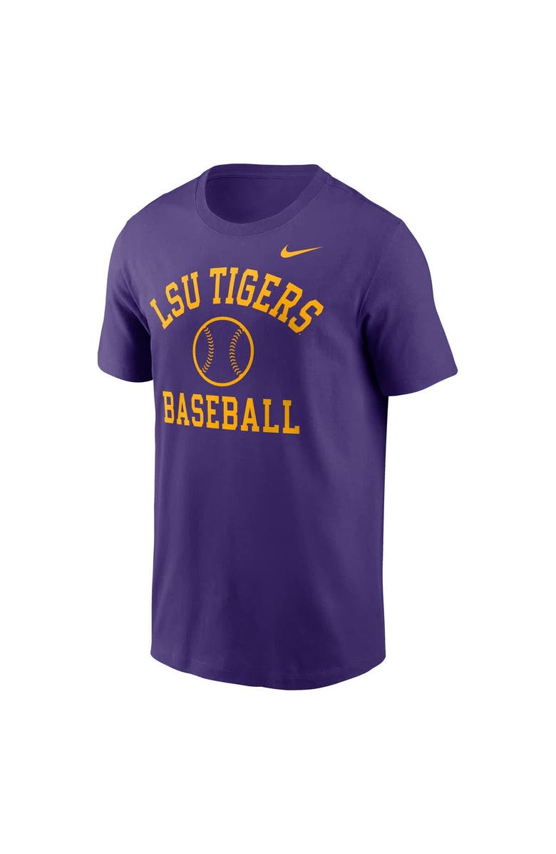 Nike Men's Nike Purple LSU Tigers Essential Baseball Arch T-Shirt, Alternate, color, 
