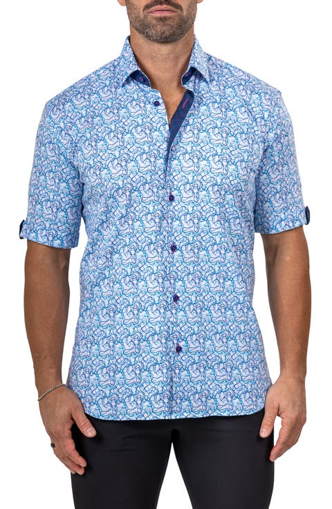 Galileo Marthy Short Sleeve Button-Up Shirt