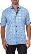 Maceoo Galileo Marthy Short Sleeve Button-Up Shirt