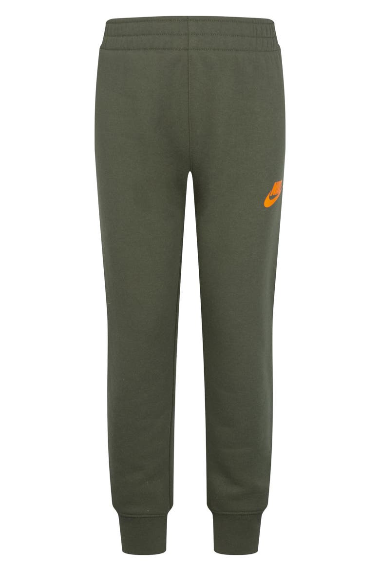 Kids' Logo Sweatshirt & Joggers Set, Alternate, color, MEDIUM OLIVE