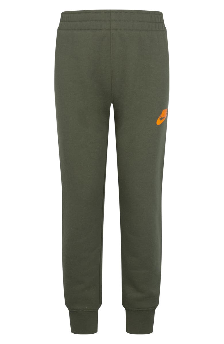 Nike Kids' Logo Sweatshirt & Joggers Set, Alternate, color, Medium Olive