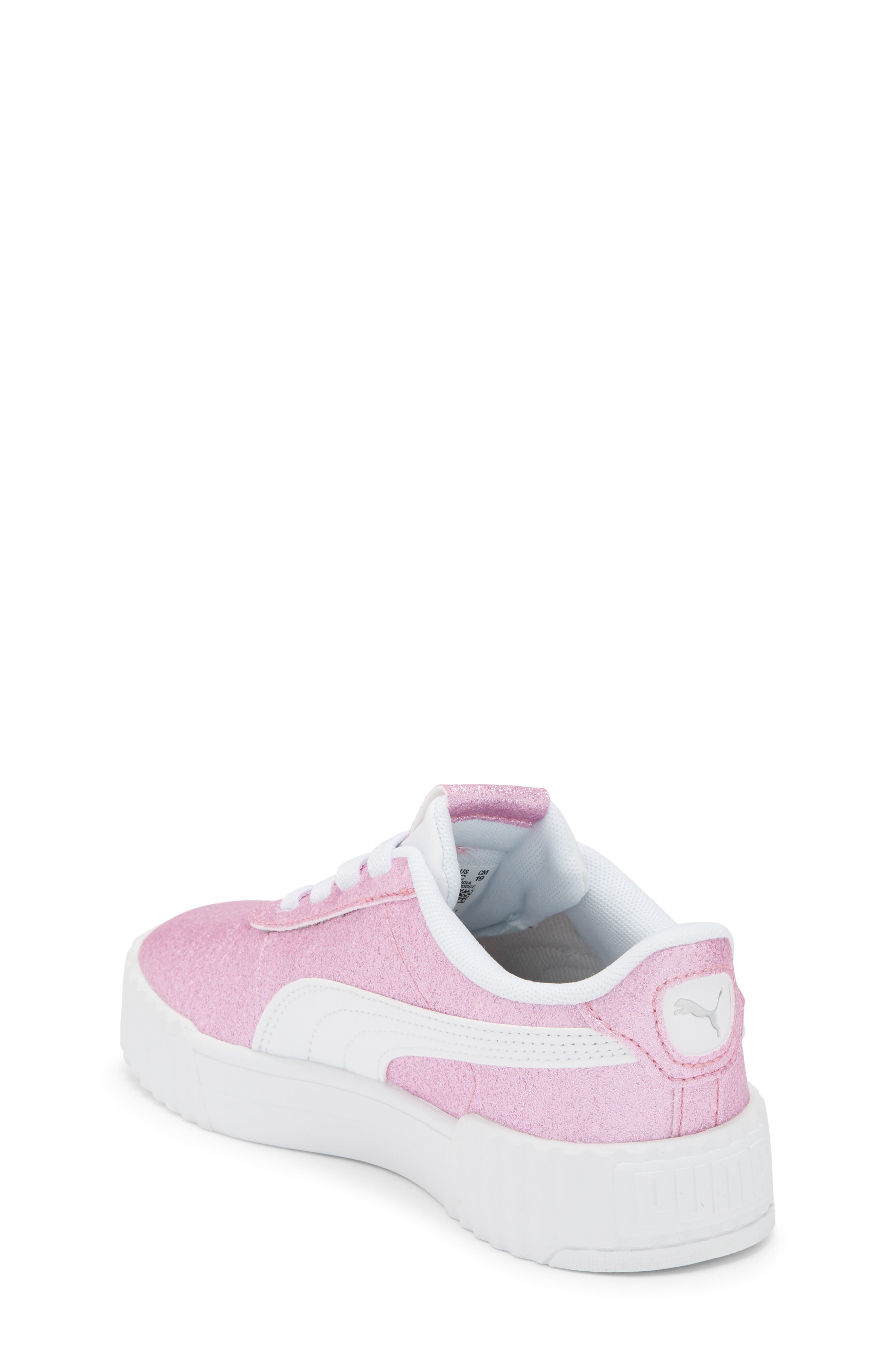 Kids' Carina 3.0 Glitz Sneaker, Alternate, color, PEACHSKIN/ PUMA SILVER