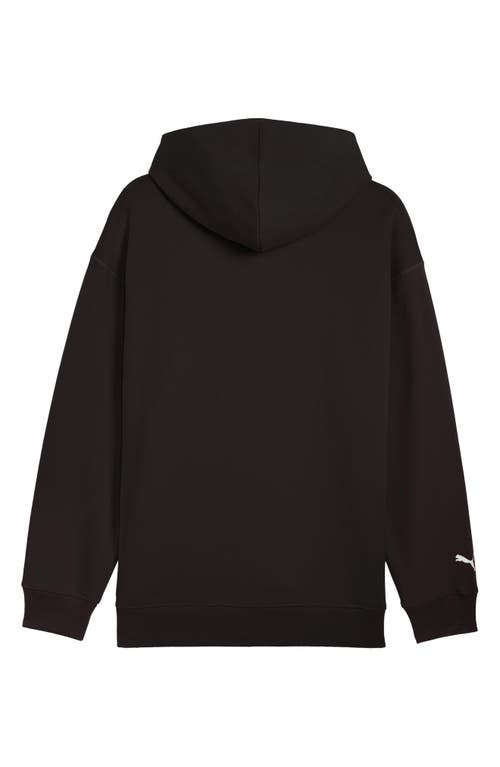 Puma Scuderia Ferrari Sportswear Shield Pullover Hoodie In Black