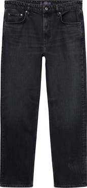 MANGO Moby Straight Fit Cotton Jeans