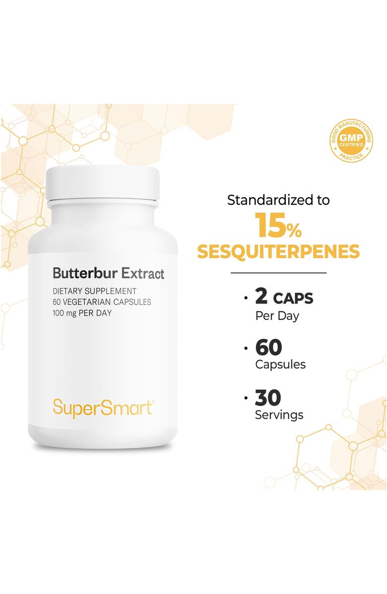 SuperSmart Butterbur Extract, Alternate, color, NO COLOR