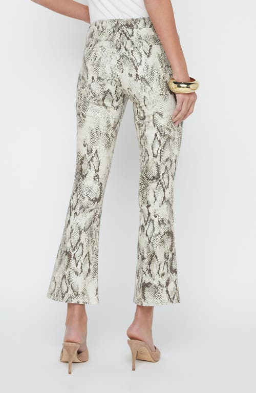 L'agence Tati Mico Crop Bootcut Jeans In Green