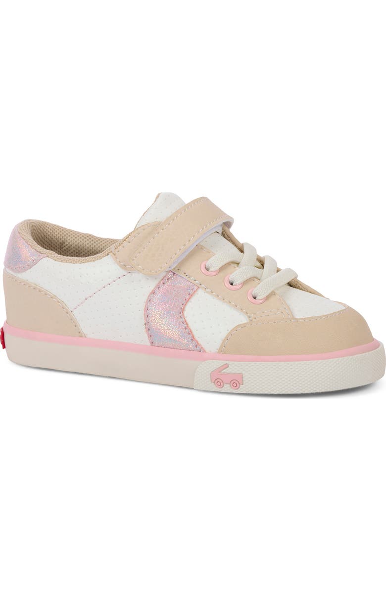 See Kai Run Kids' Connor Sneaker, Main, color, White/Oatmeal