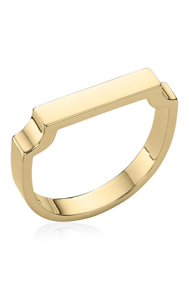 Monica Vinader Signature Ring, Alternate, color, Yellow Gold