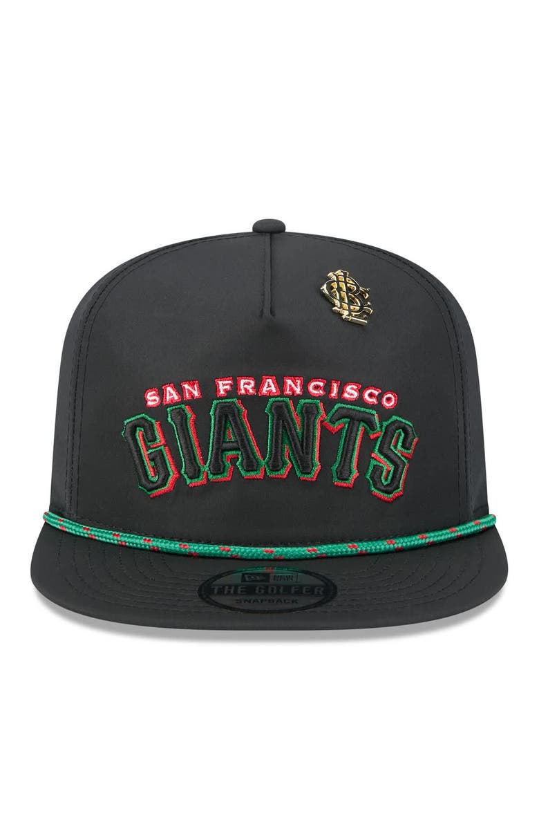 New Era Men's New Era Black San Francisco Giants 2025 Big League Chew Golfer Snapback Hat, Main, color, Black