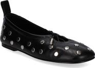 ALOHAS Rosalind Studded Leather Flat