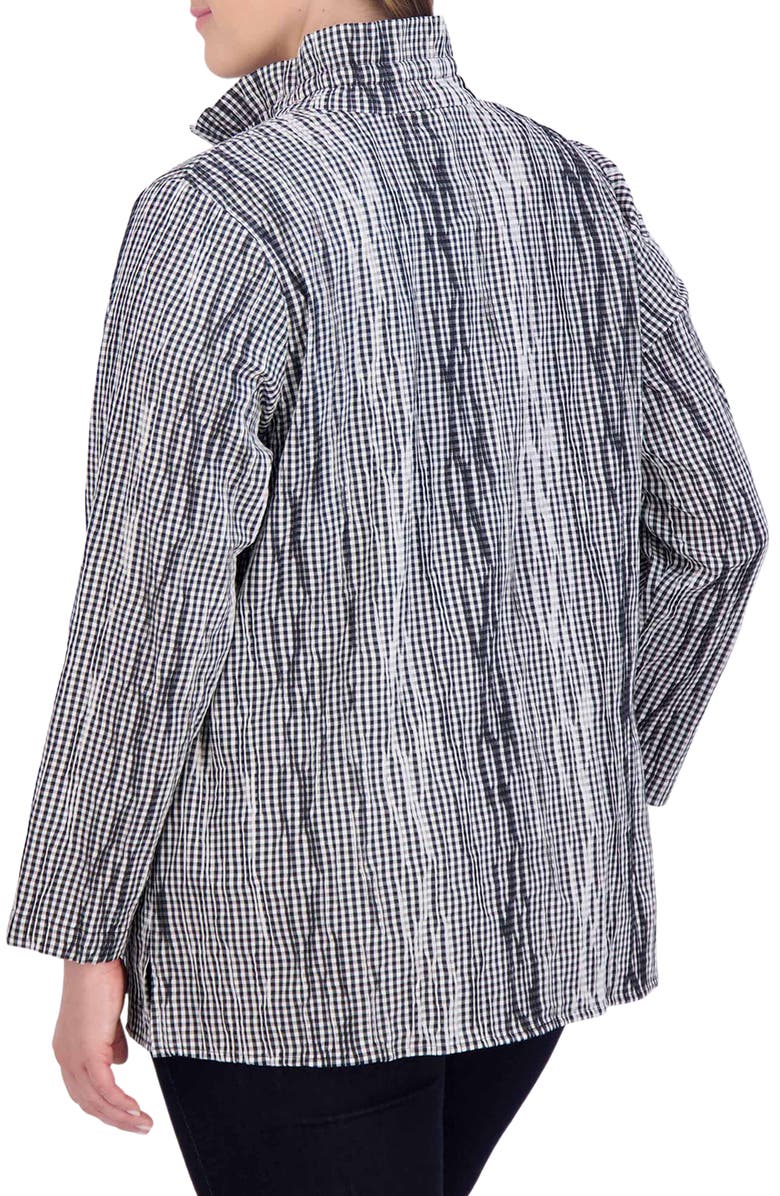 Foxcroft Carolina Gingham Button-Up Top, Alternate, color,