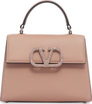 Valentino Garavani Small VSling Leather Top Handle Bag